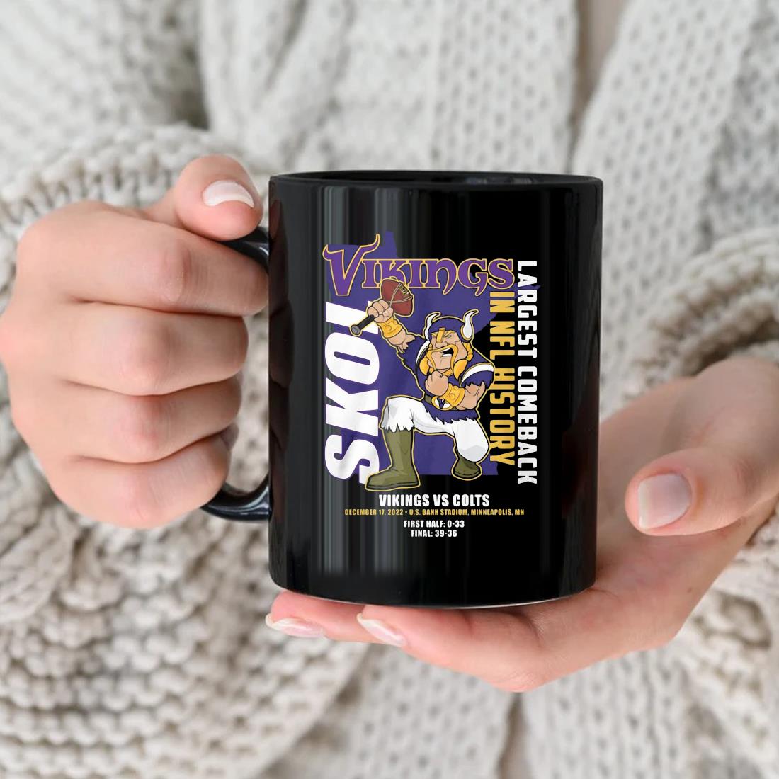 Minnesota Vikings/vikings Mug/vikings Cup/travel Mug/mn 