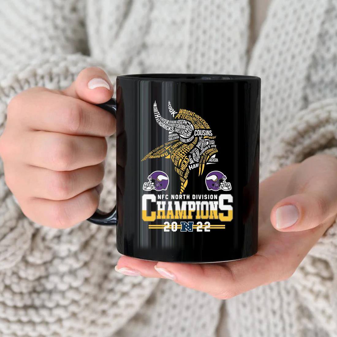 Nice go Vikings team football 2022 NFC North Champions with