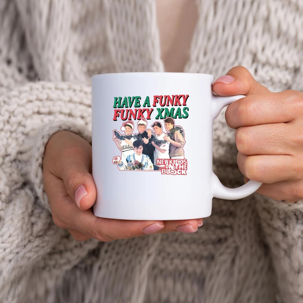 New Kids On The Block Have A Funky Christmas Mug
