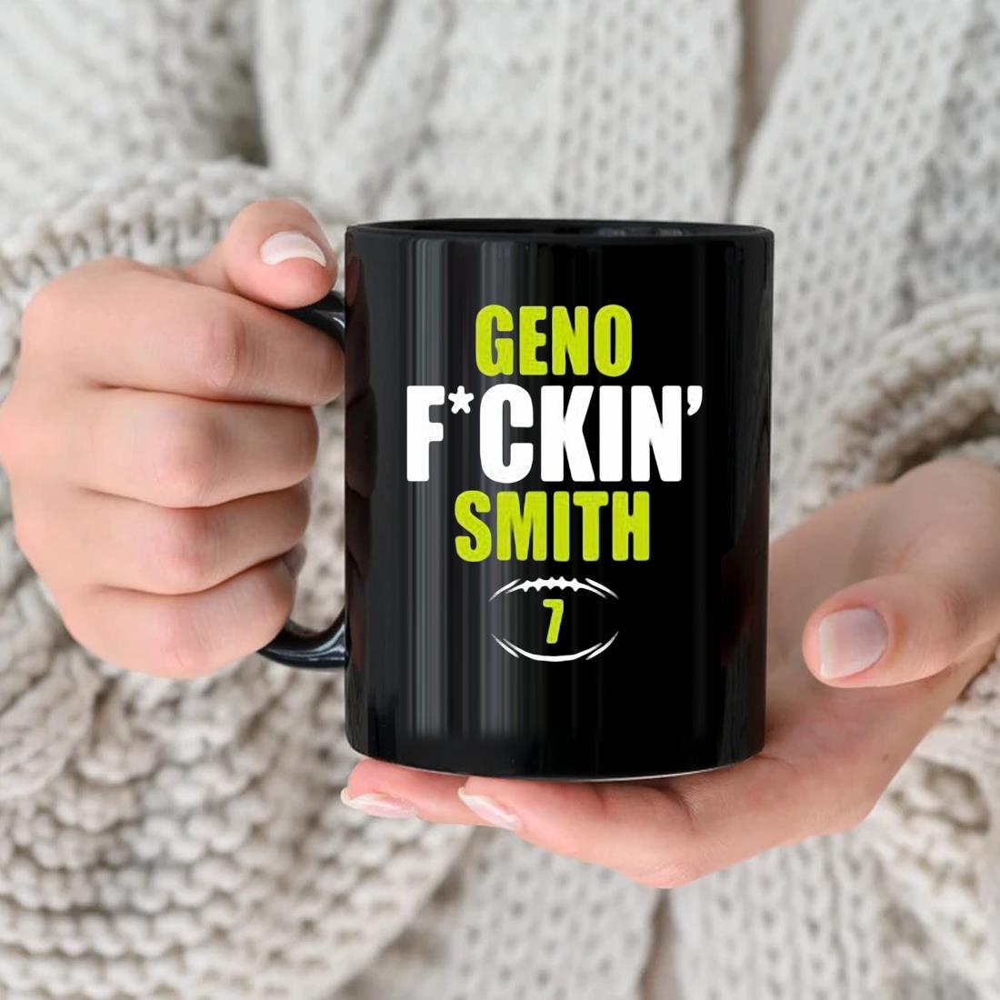Official #7 Geno Fuckin Smith Football Mug