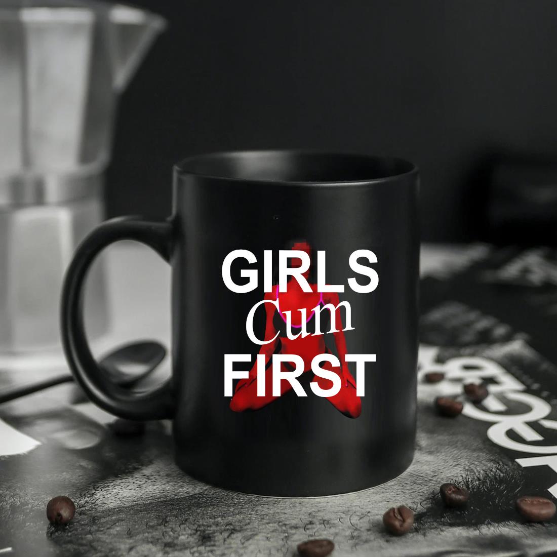 Official Girls Cum First Mug, hoodie, sweater, long sleeve and tank top