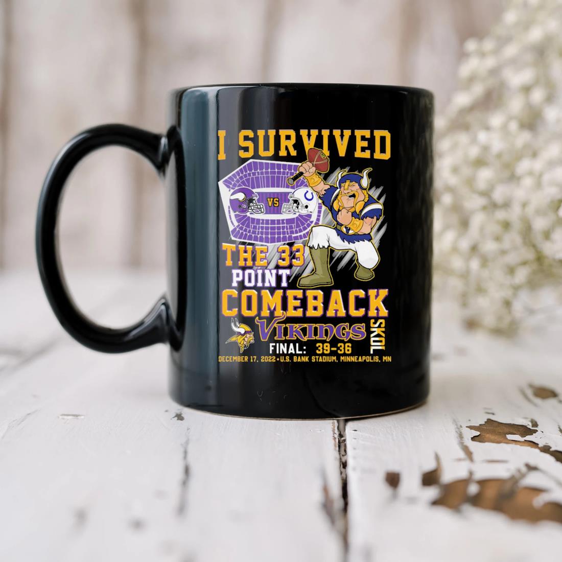 I survived the 33 point comeback Minnesota Vikings skol shirt, hoodie,  sweater, long sleeve and tank top