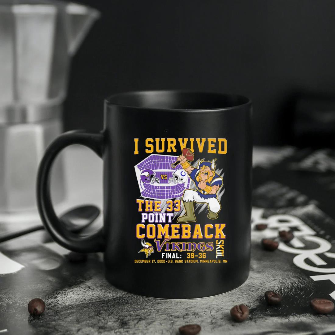 I survived the 33 point comeback vikings skol shirt, hoodie, sweater, long  sleeve and tank top