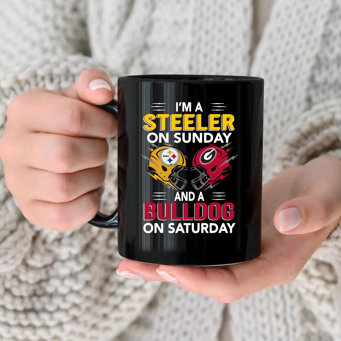 I'm a Pittsburgh Steelers On Sunday And A Georgia Bulldogs On Saturday  Shirt, hoodie, sweater, long sleeve and tank top