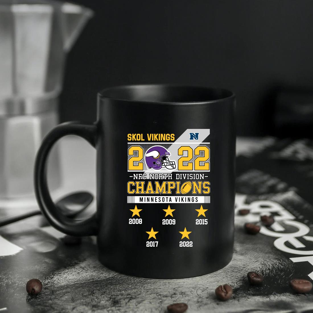 Skol Vikings 2022 NFC North Division Champions Minnesota Vikings 2008-2022  shirt, hoodie, sweater, long sleeve and tank top