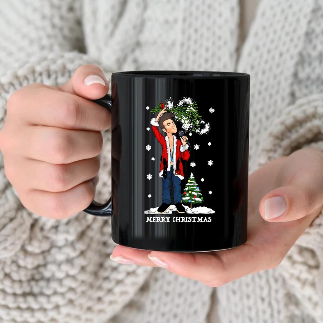 Official Morrissey Merry Christmas Jumper Mug