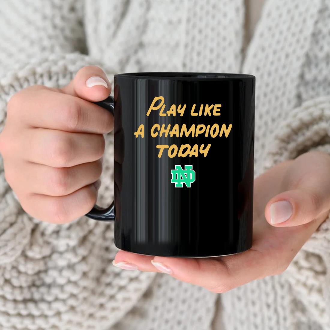 Official Notre Dame Play Like A Champion Today Mug