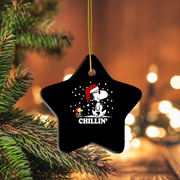 Official Snoopy Dog Woodstock Peanuts Merry Christmas Ornament
