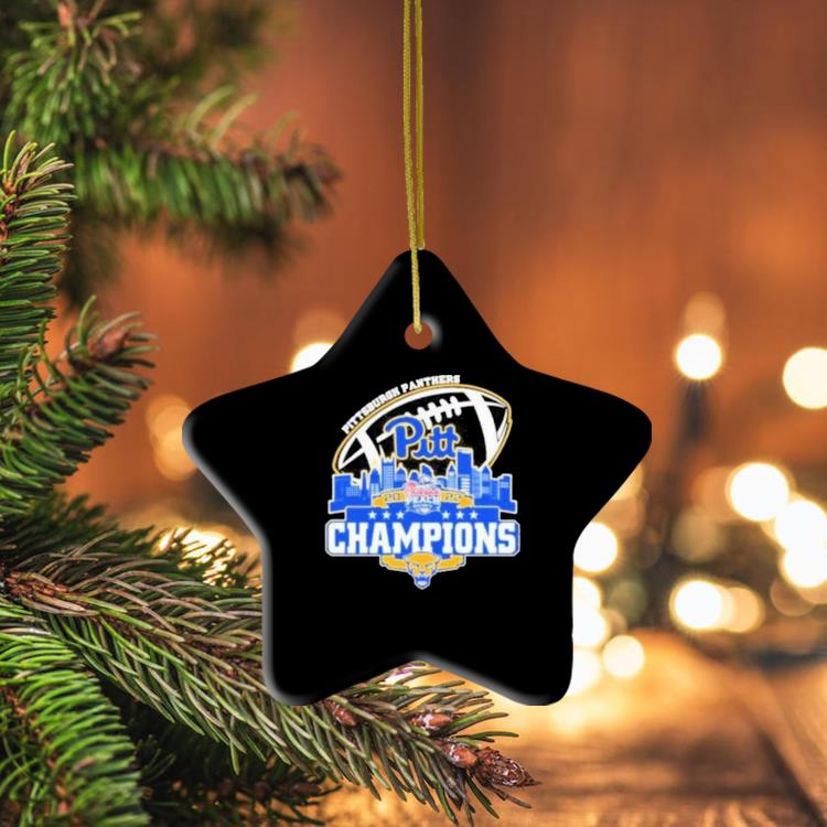 Pittsburgh Panthers Spartans Chick Fil Peach Bowl City Champions 2022 Ornament