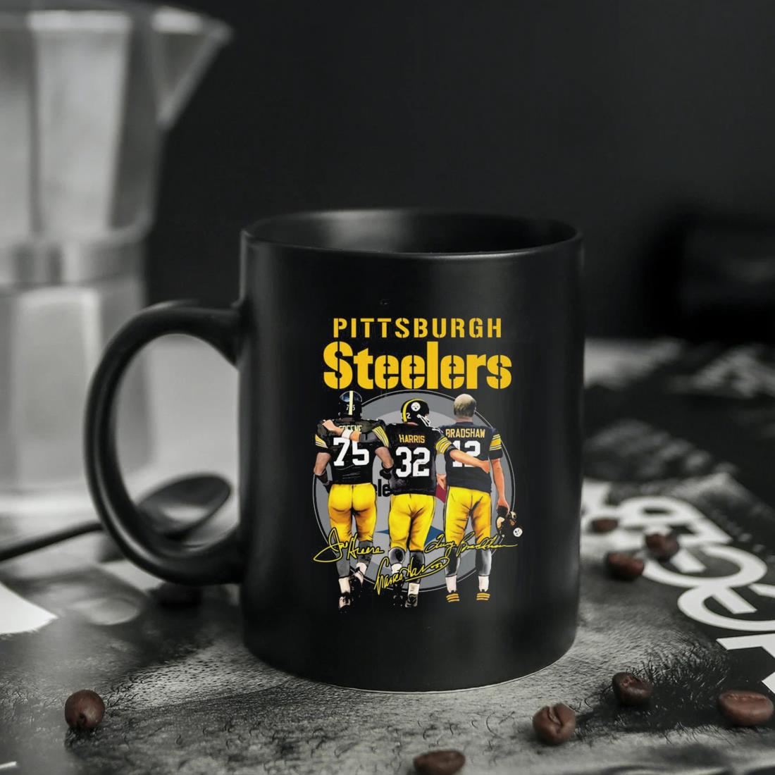 Joe Greene 75 Pittsburgh Steelers Greatest of all time signature