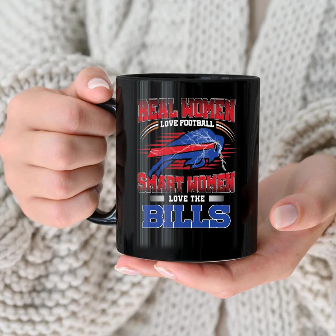 Real Women Love Football Smart Women Love The Buffalo Bills 2022 Mug