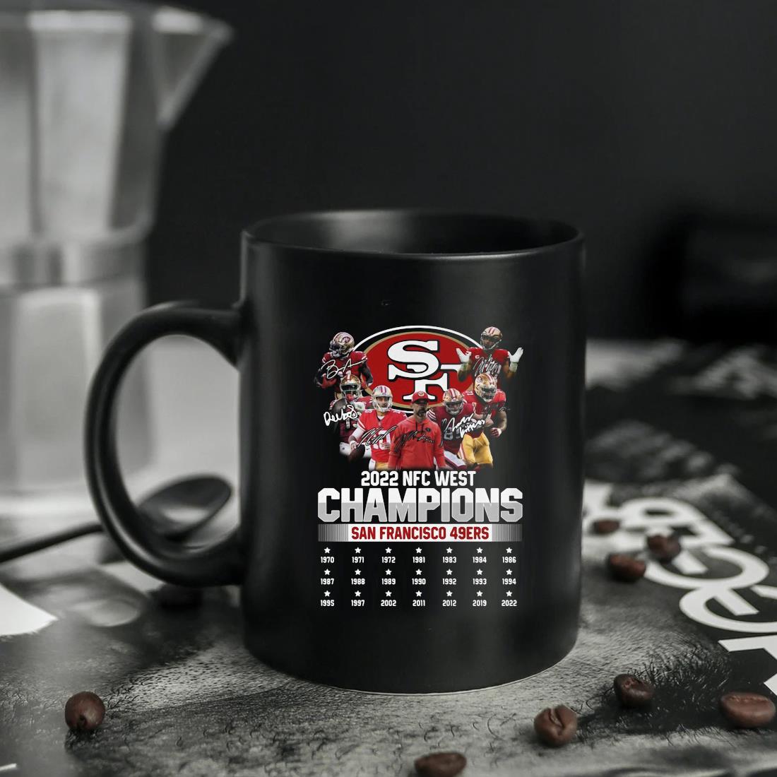 San Francisco 49ers 2022 Nfc West Champions 1970 2022 Signatures Shirt,  hoodie, sweater, long sleeve and tank top