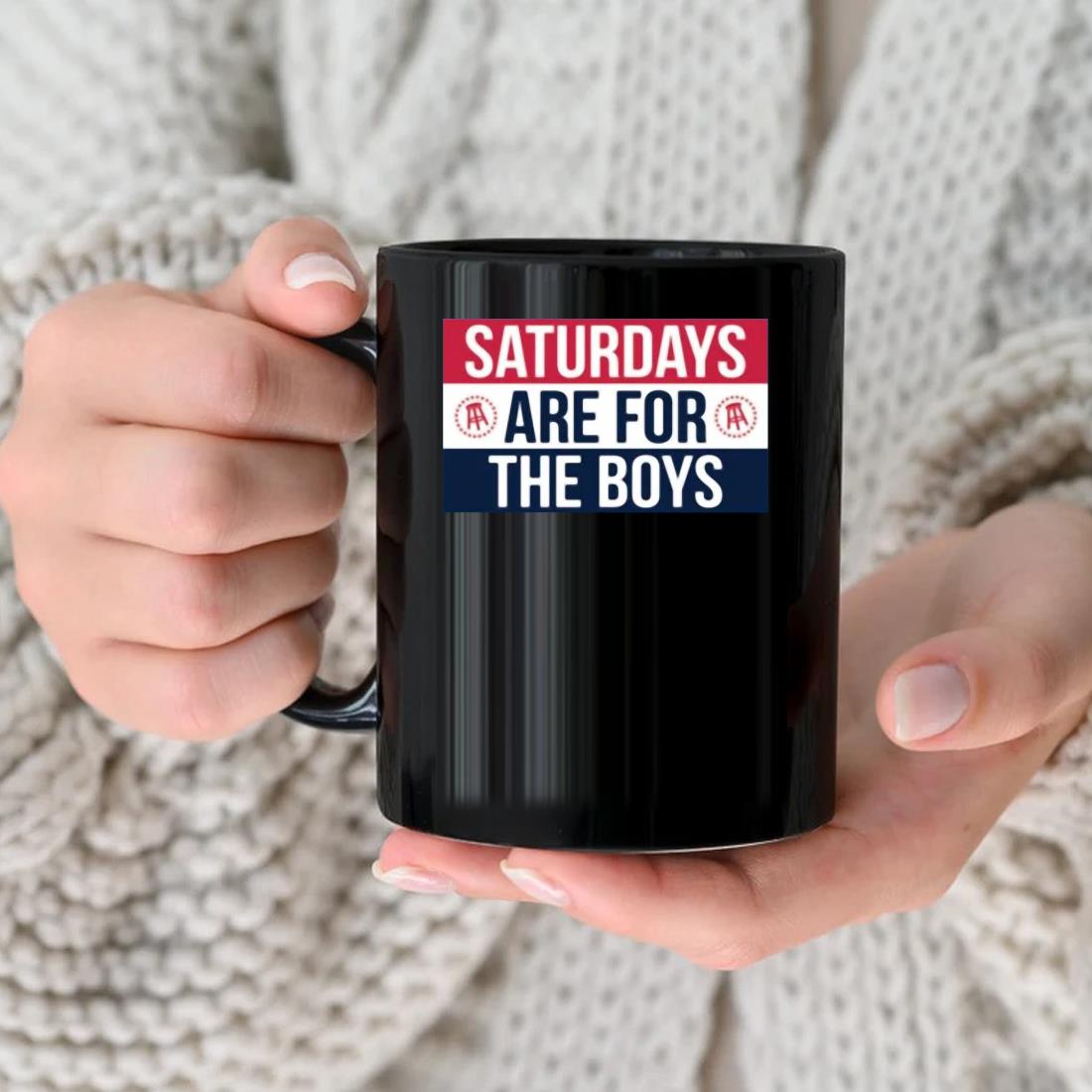 Saturdays Are For The Boys Stools & Stars Mug