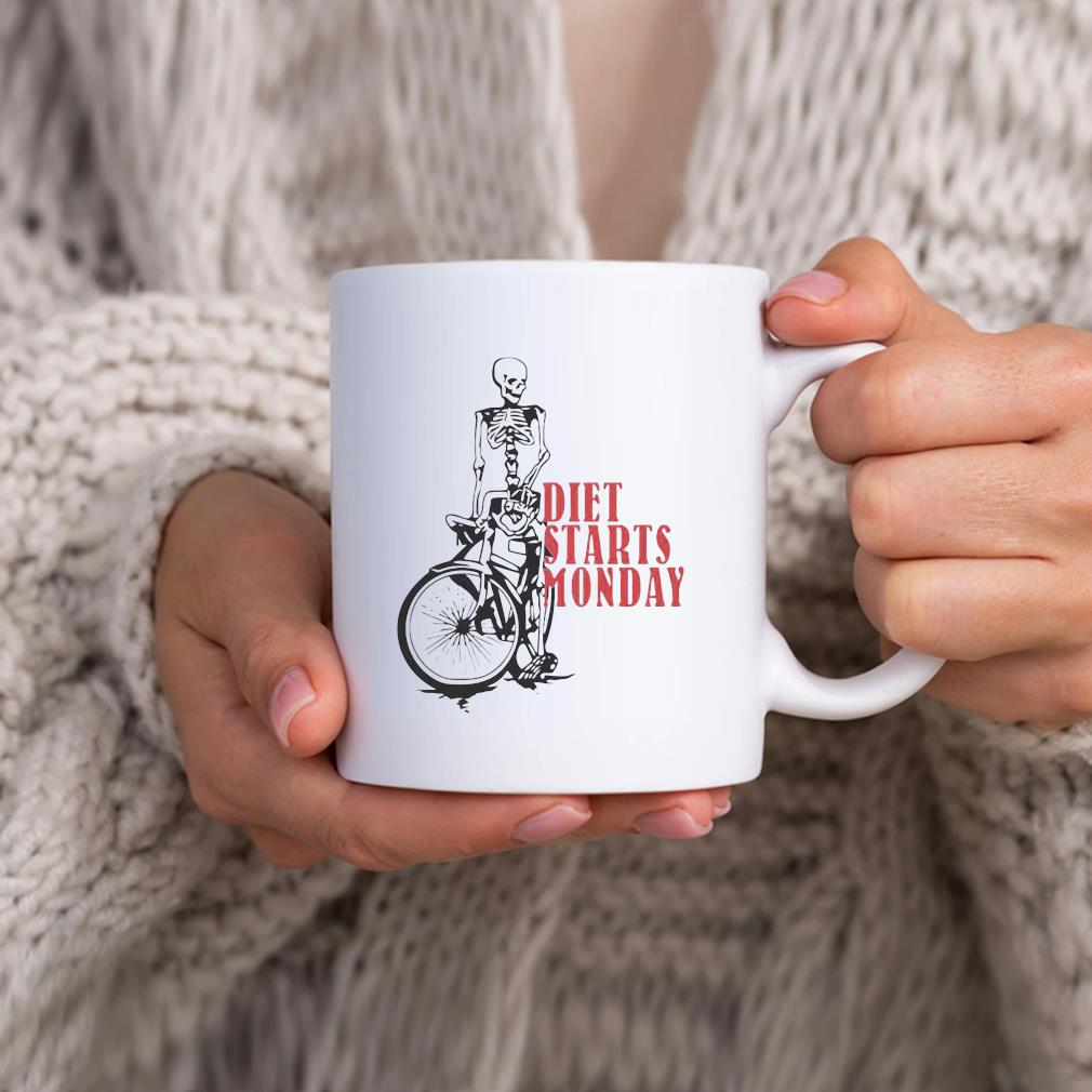 Skeleton Diet Starts Monday Mug