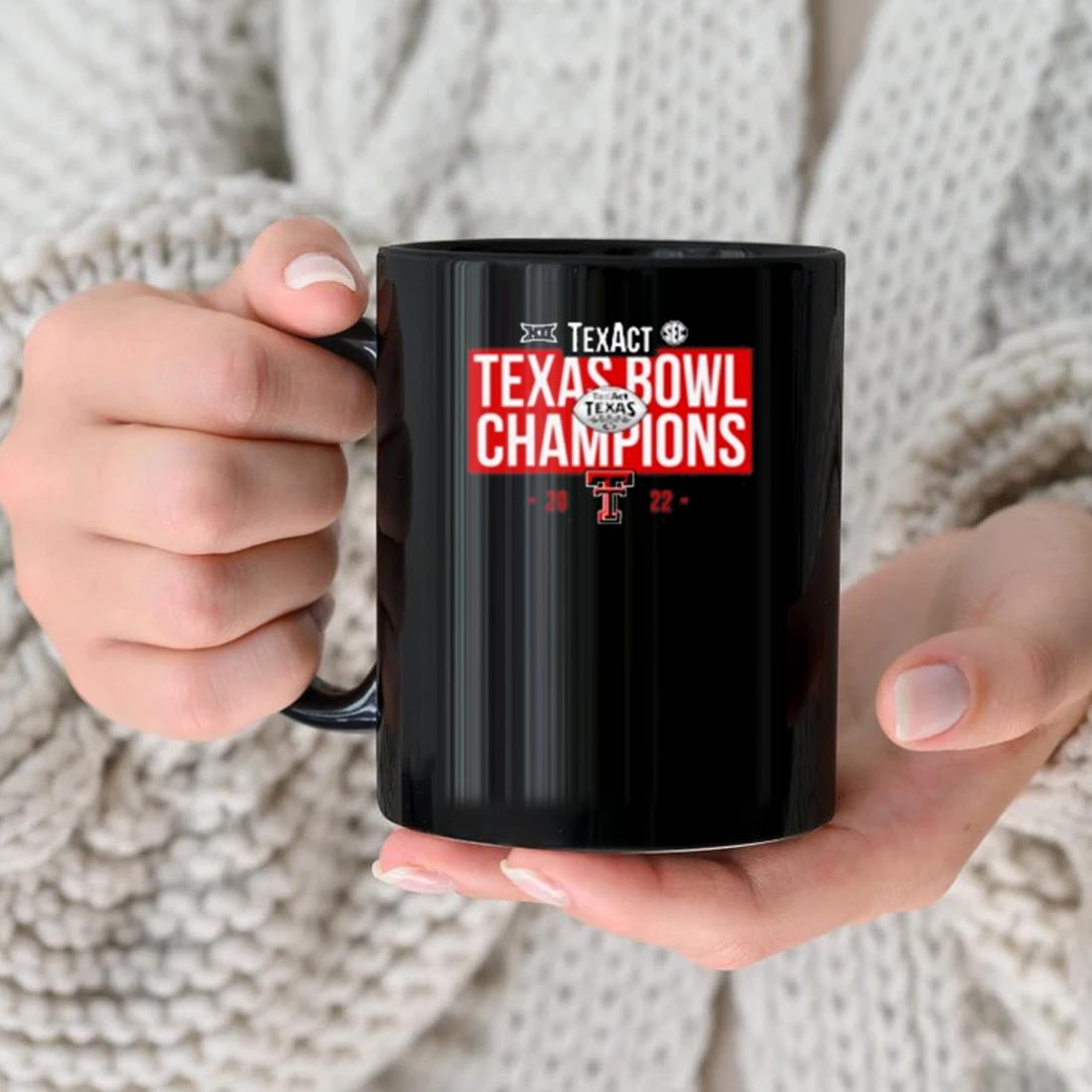 Texas Tech Red Raiders 2022 Texas Bowl Champions Mug