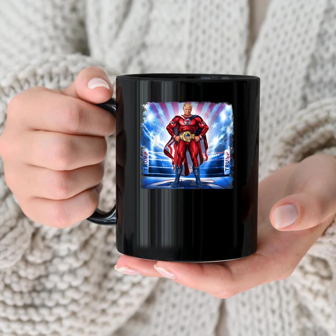 Trump 100th Day Of School Superhero School Mug