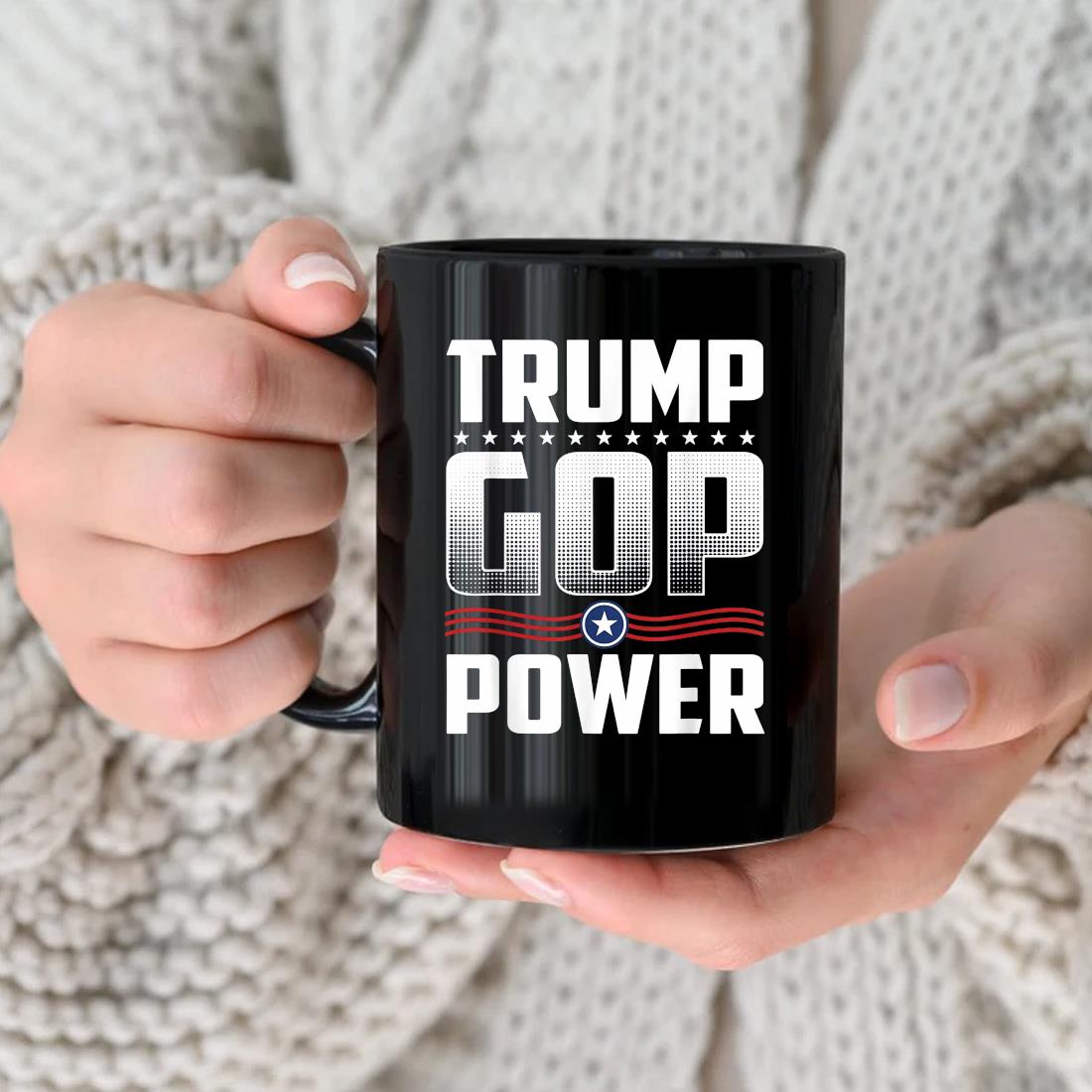 Trump's Gop Power Support Trump 2024 Election Usa Flag Mug