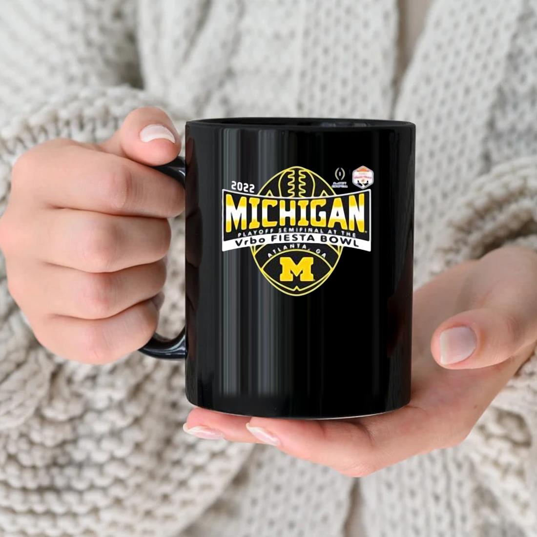 University Of Michigan 2022 Vrbo Fiesta Bowl Bound Mug
