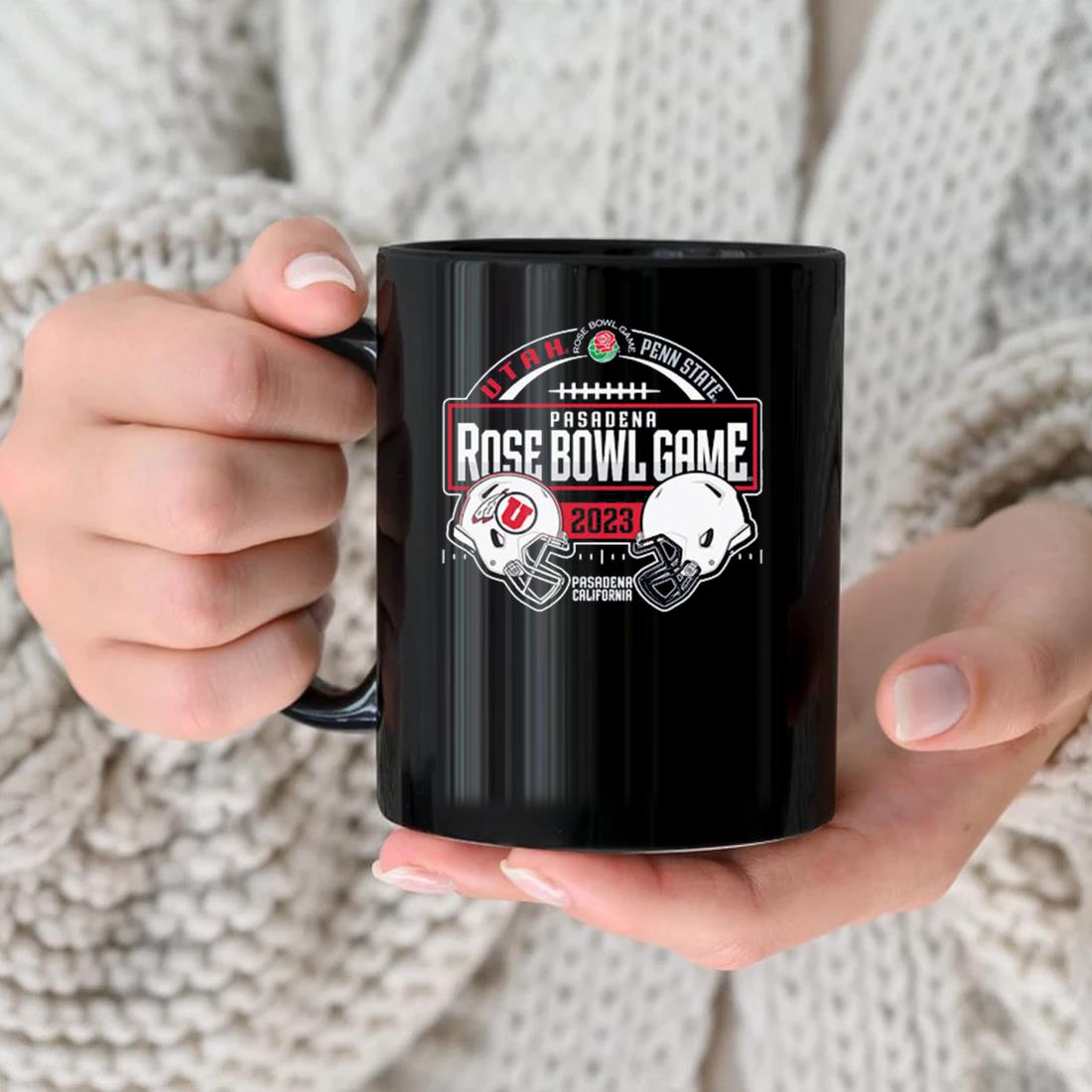 Utah Utes Vs Penn State Nittany Lions Pasadena Rose Bowl Game 2023 Mug