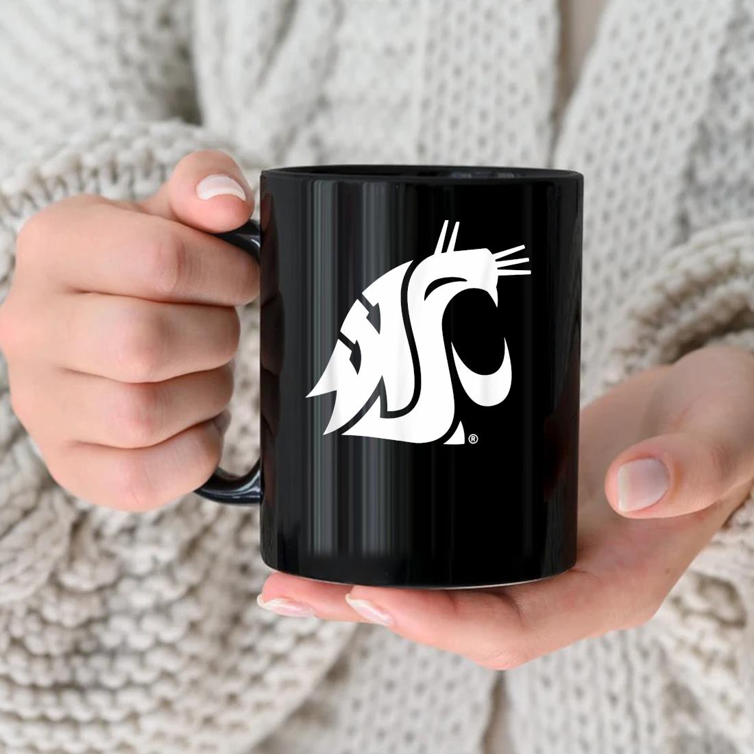 Washington State Cougars Icon Logo Mug