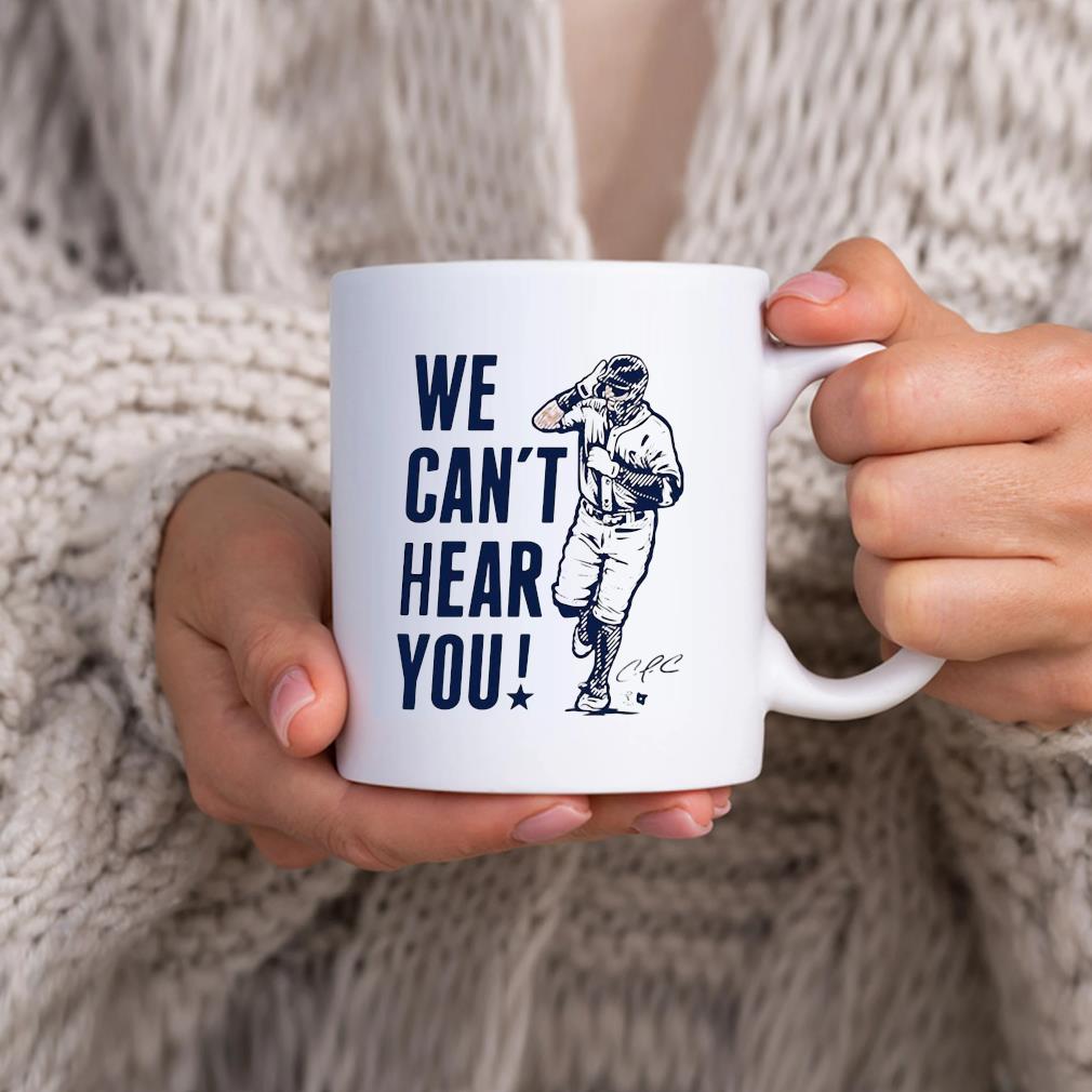 We Can't Hear You Officially Licensed Carlos Correa Signature Mug