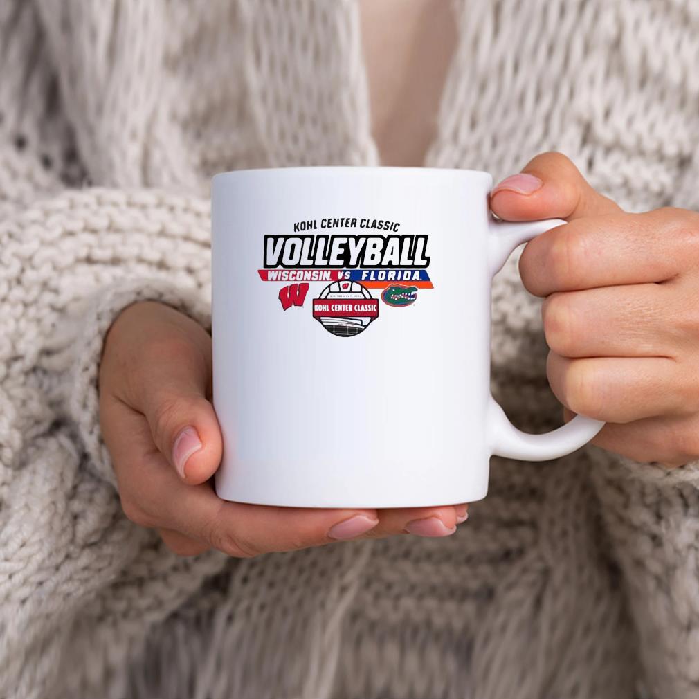 Wisconsin Badgers Vs. Florida Gators 2022 Kohl Center Classic Volleyball Mug