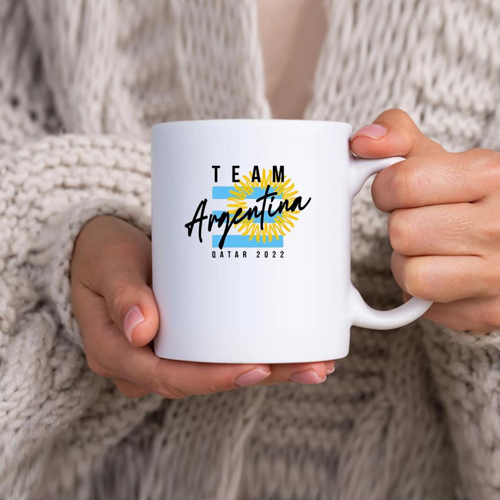 World Cup Champions Qatar 2022 Argentina Football Team Mug