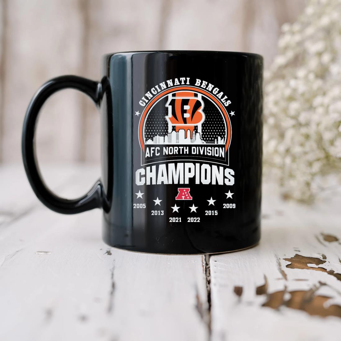 Cincinnati Bengals 2021-2022 Afc North Division Champions Hoodie