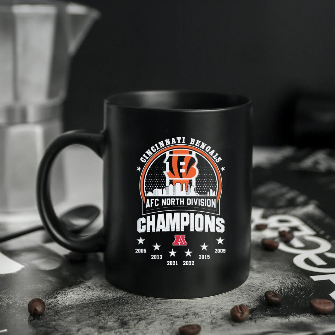 Cincinnati bengals afc north division champions 2005-2022 shirt, hoodie,  sweater, long sleeve and tank top