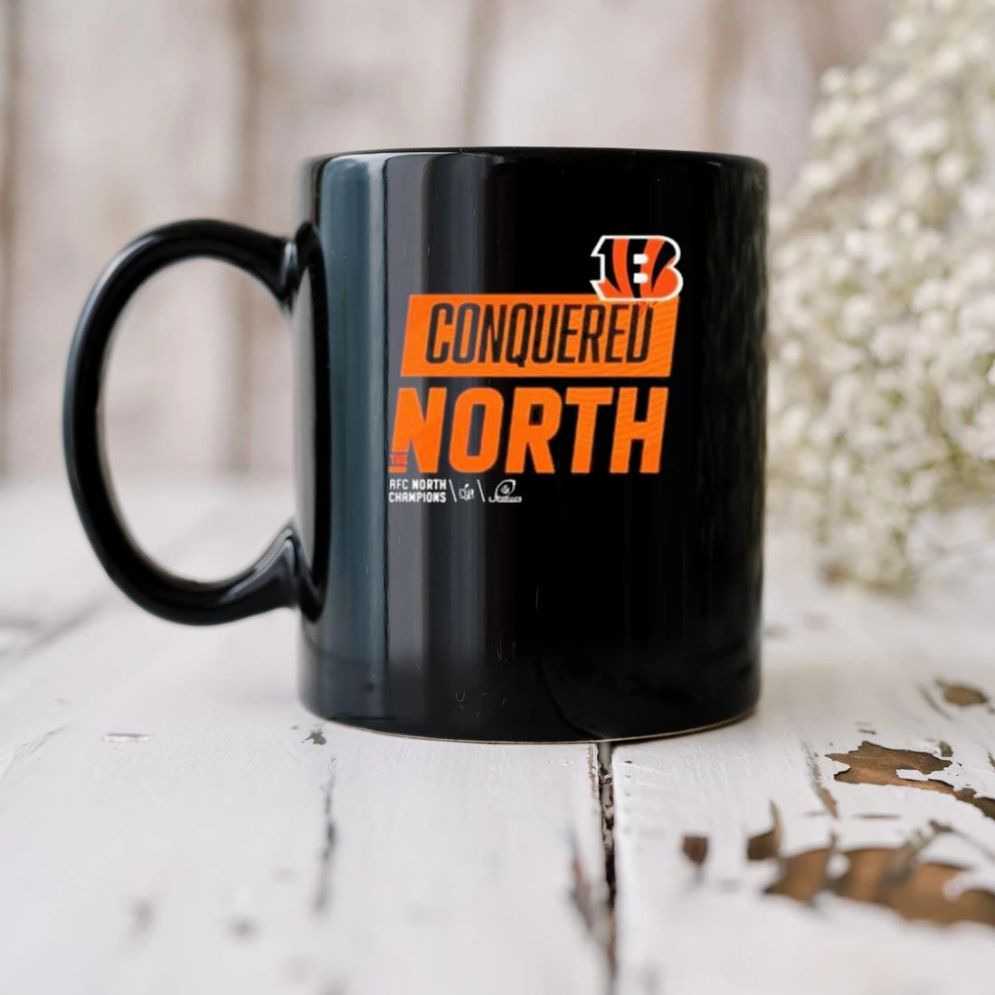 Cincinnati Bengals Conquered The North 2022 Afc Conquered North Champions  Mug, hoodie, sweater, long sleeve and tank top