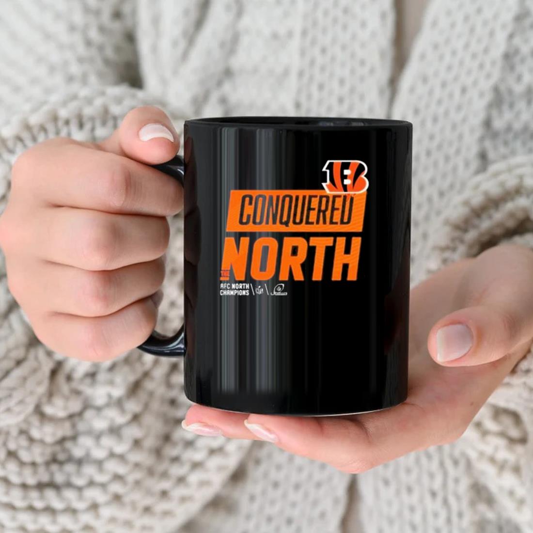 Cincinnati Bengals Conquered The North 2022 Afc Conquered North Champions  Mug, hoodie, sweater, long sleeve and tank top