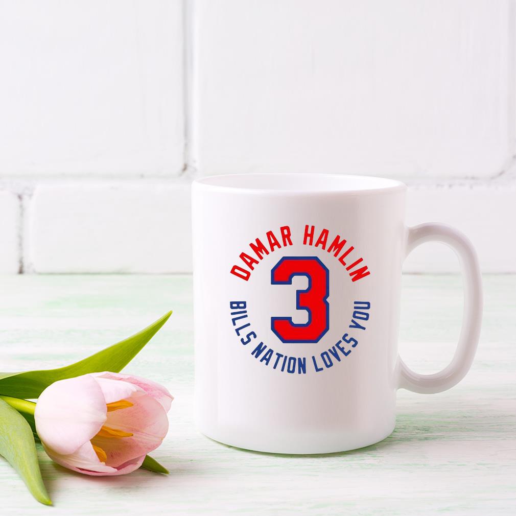 Damar Hamlin 3 Bills Nation Loves You Mug dong