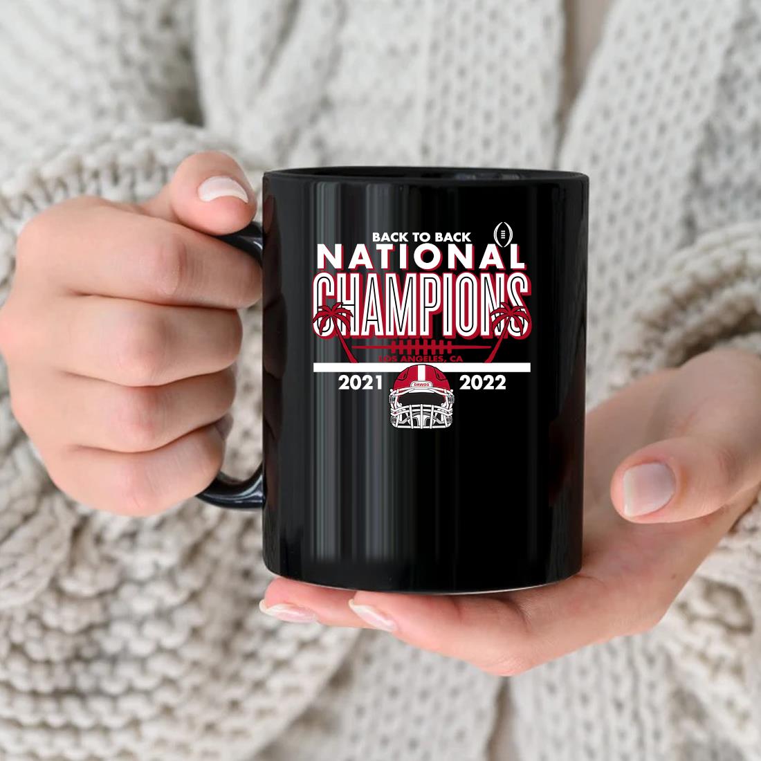Georgia Bulldogs Back To Back National Champions 2021-2022 Mug
