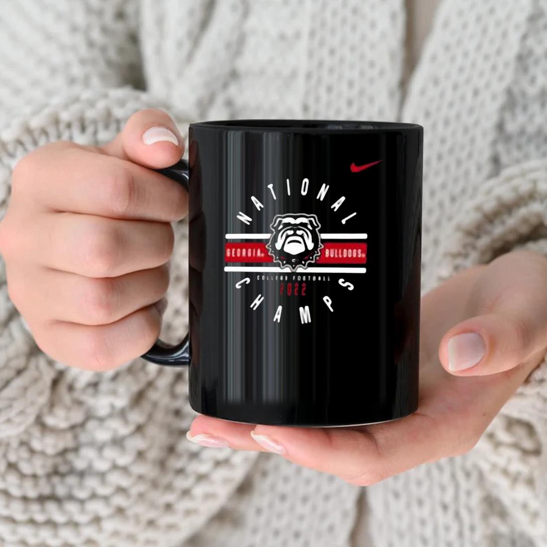 Georgia Bulldogs College Football Playoff 2022 National Champions Retro Mug