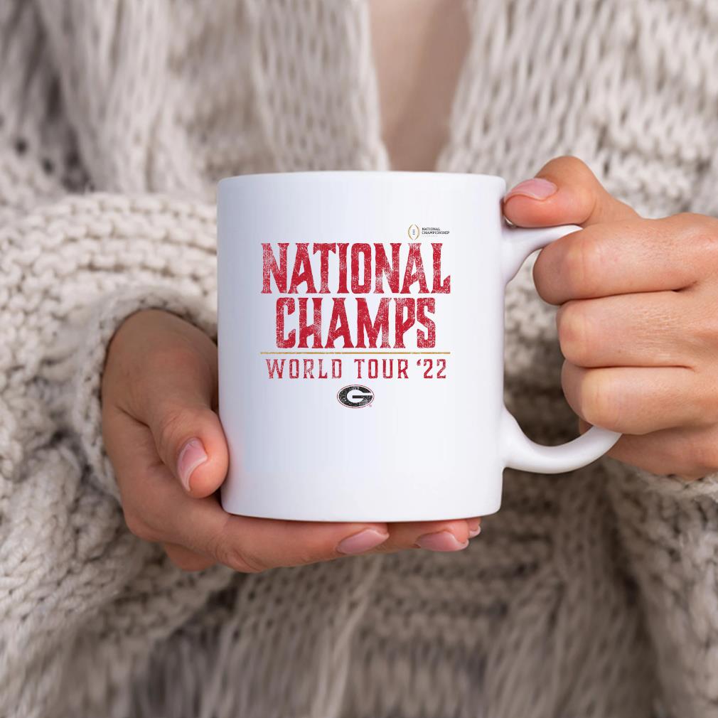 Georgia Bulldogs College Football Playoff 2022 National Champions World Tour '22 Mug