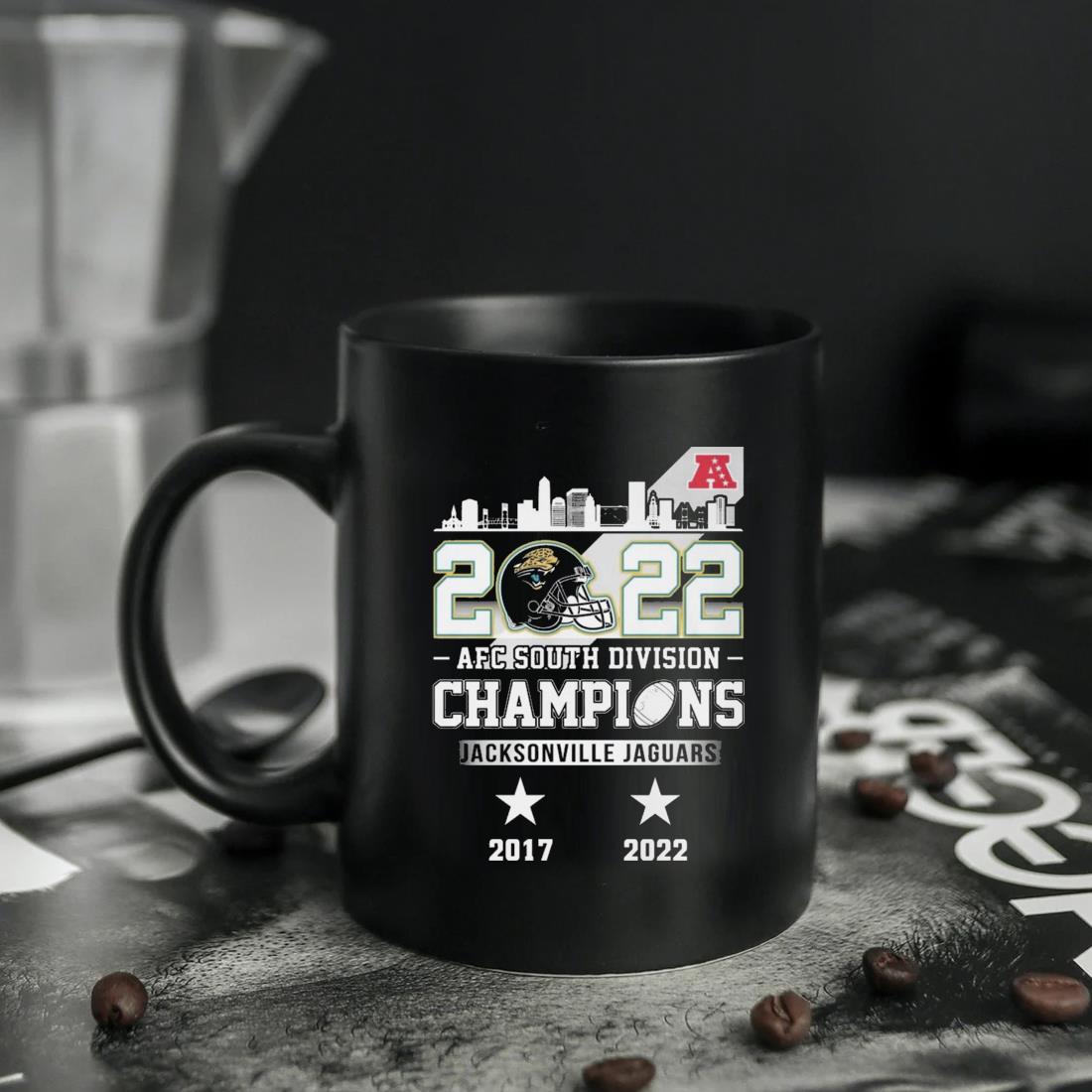 Jacksonville Jaguars Skyline 2022 Afc South Division Champions Svg