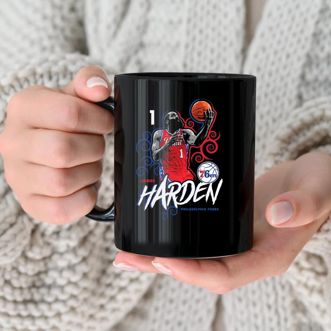 James Harden Philadelphia 76ers Competitor Mug
