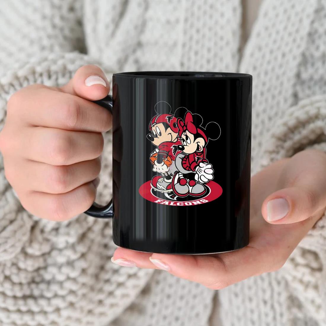 Atlanta Falcons Coffee Tumbler Exclusive Mickey Falcons Gift