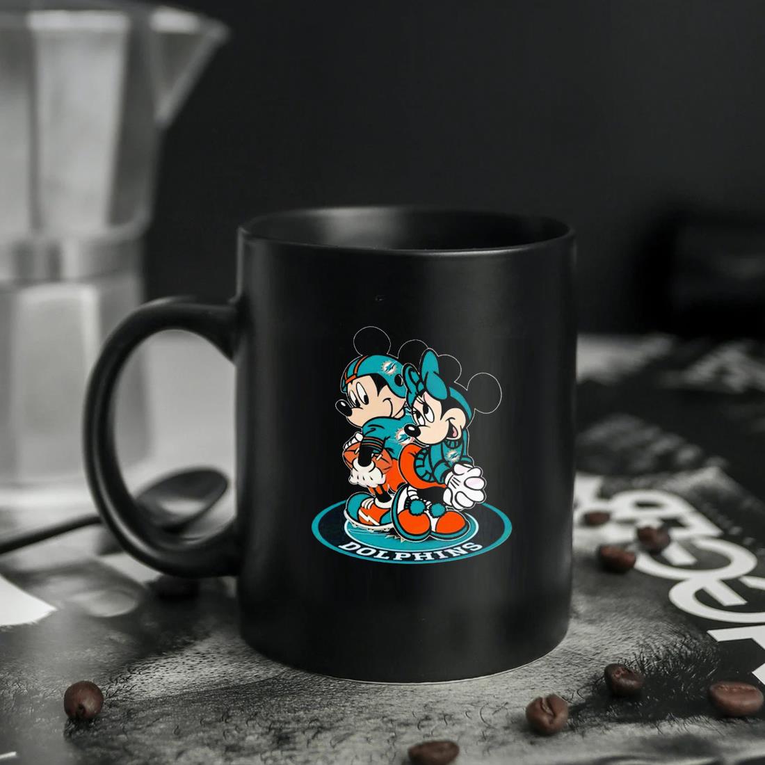 NFL Miami Dolphins Mickey Mouse And Minnie Mouse Shirt - Freedomdesign