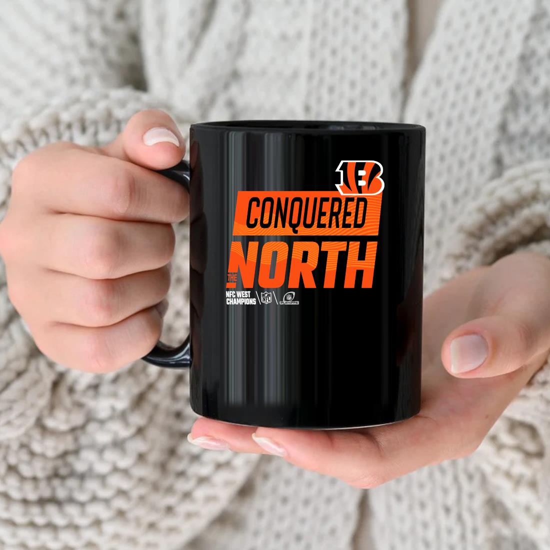 Official Cincinnati Bengals Conquered The North 2022 Afc Conquered North Champions Mug