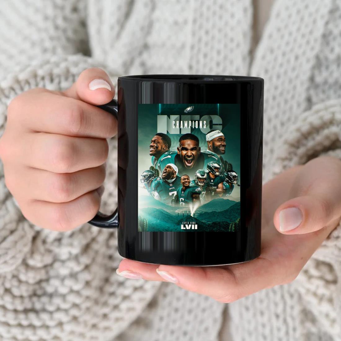 Philadelphia Eagles NFC Champions Super Bowl LVII 2023 Mug, hoodie, sweater,  long sleeve and tank top