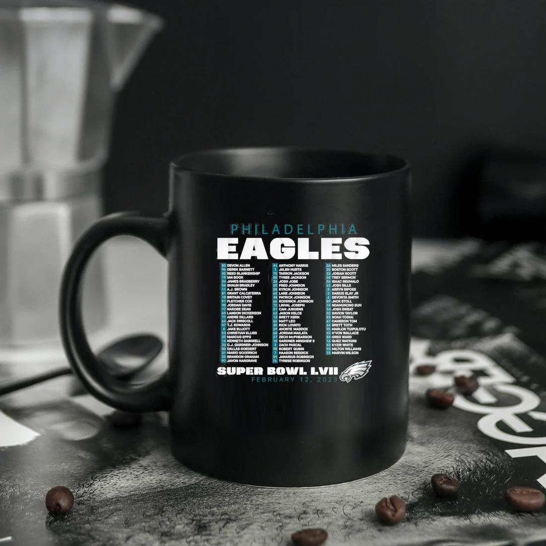 Philadelphia Eagles Super Bowl LVII Varsity Roster 2023 T-Shirt, hoodie,  sweater, long sleeve and tank top