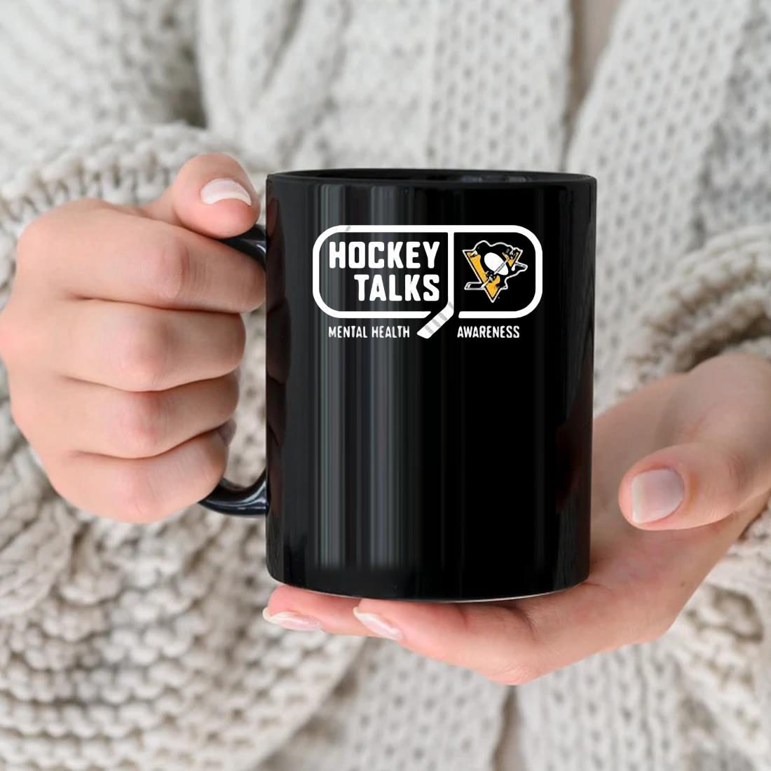 Pittsburgh Penguins Hockey Talks Mental Health Awareness Pittsburgh Mug