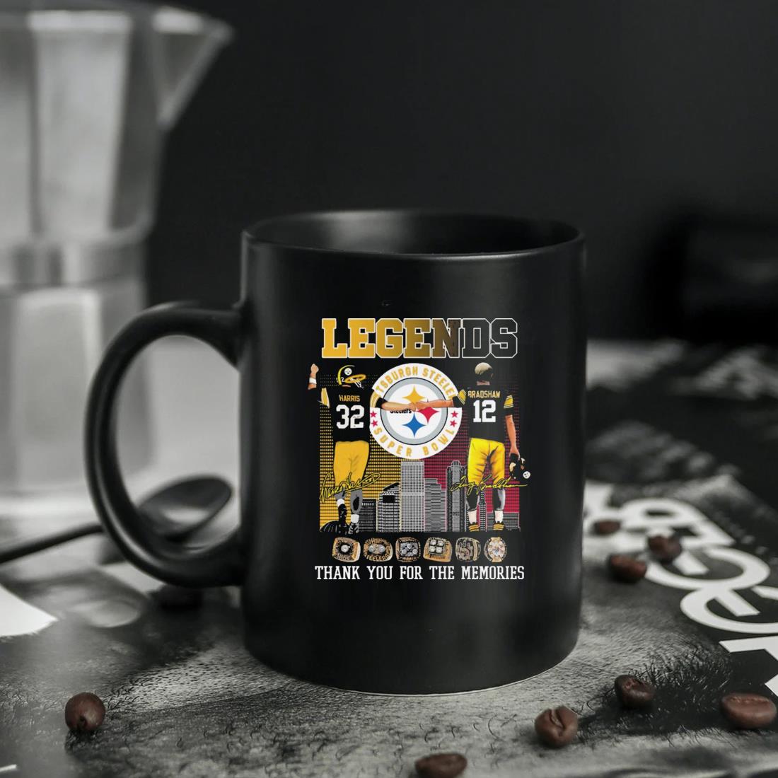 Pittsburgh Steelers Legends Thank You For The Memories Signatures shirt,  hoodie, sweater, long sleeve and tank top