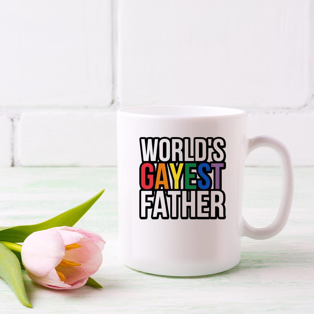 World's Gayest Father Mug dong