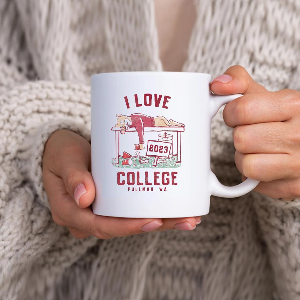 Ws I Love College Pullman Wa 2023 Mug