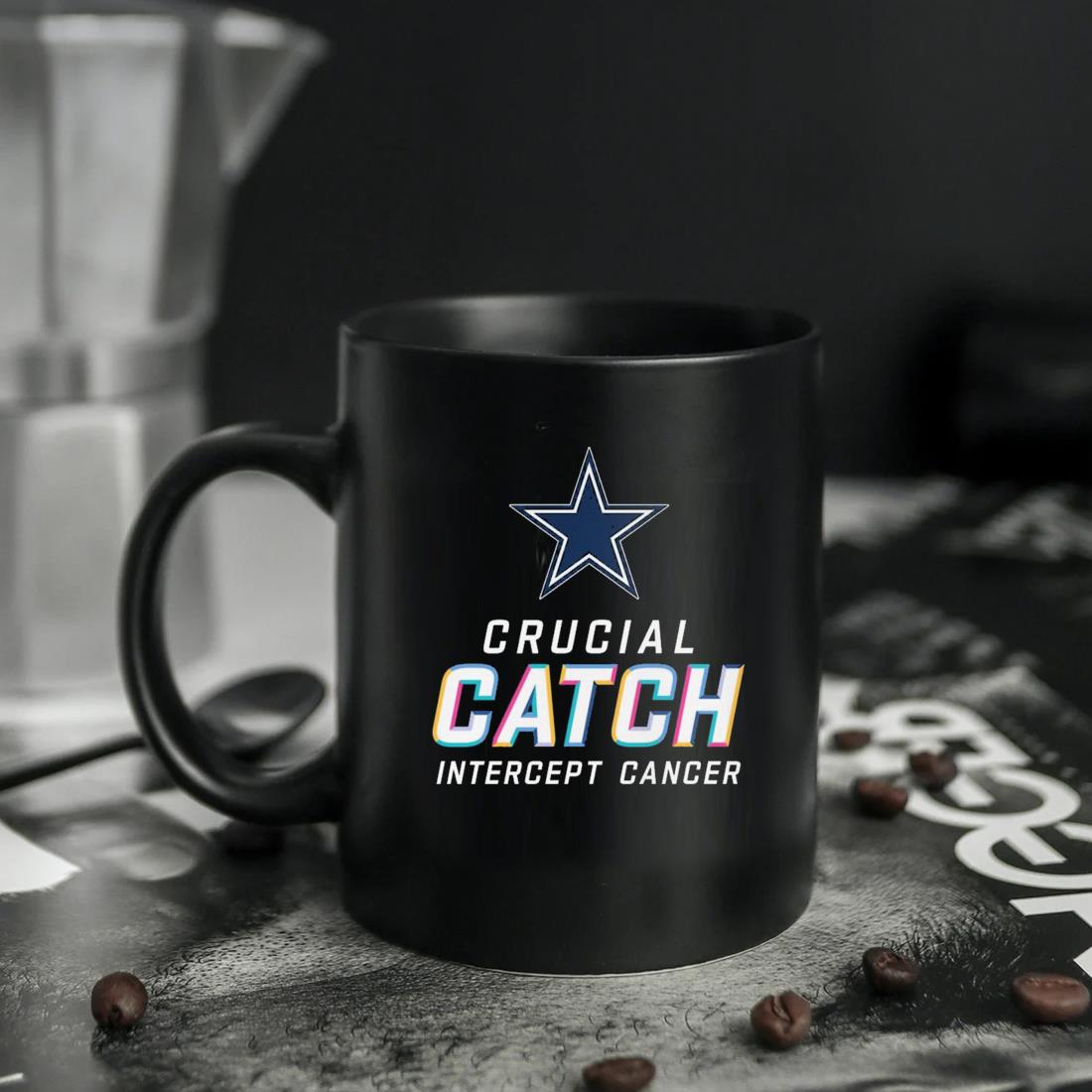 Top dallas Cowboys Crucial Catch Intercept cancer 2023 shirt, hoodie,  sweater, long sleeve and tank top