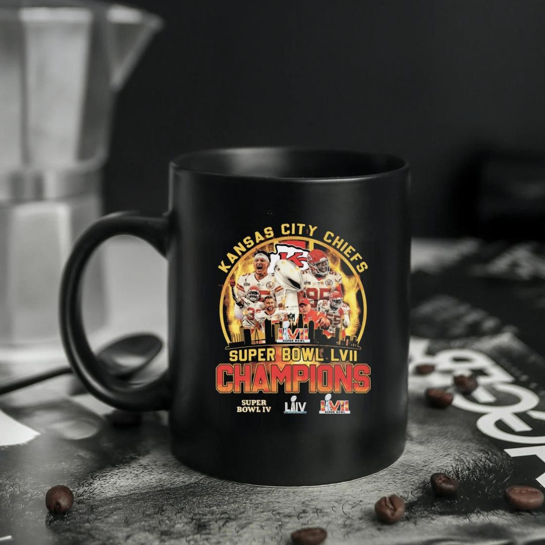 Kansas City Super Bowl Champions Chiefs Mug – Cityscape Design