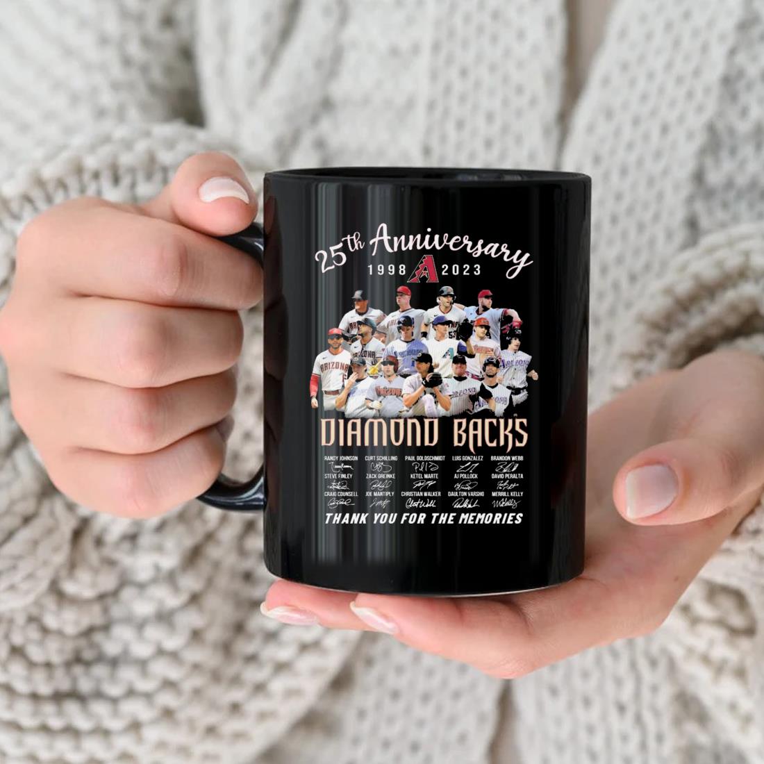 25th Anniversary 1998 - 2023 Arizona Diamondbacks Thank You For