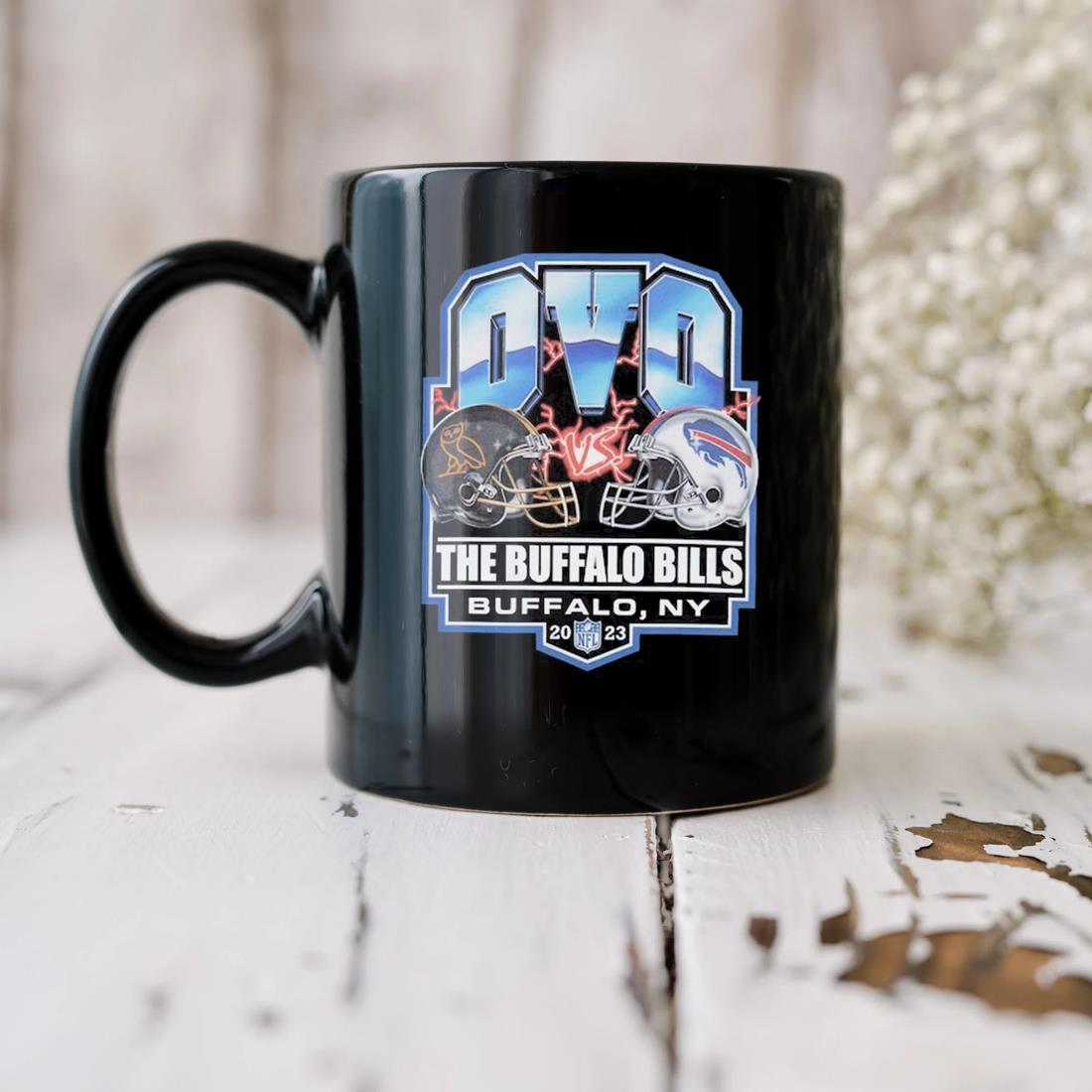 Buffalo Bills Ovo Helmet Logo Mug